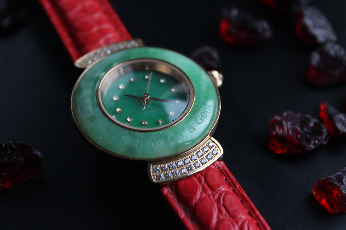 Jadora: A Handcrafted Jade Gemstone Timepiece of Love