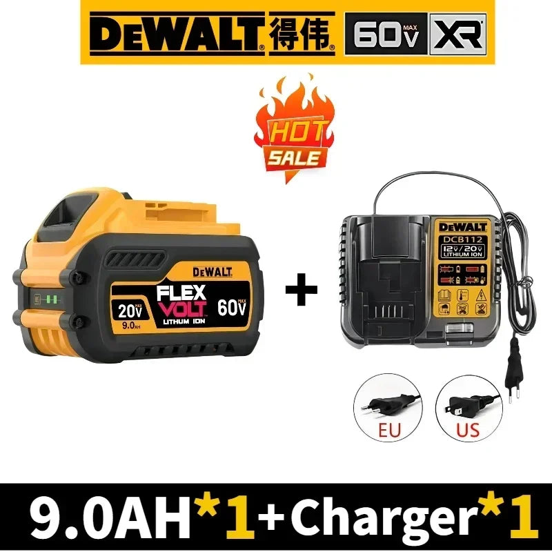 DeWalt 20V and 60V Battery Options