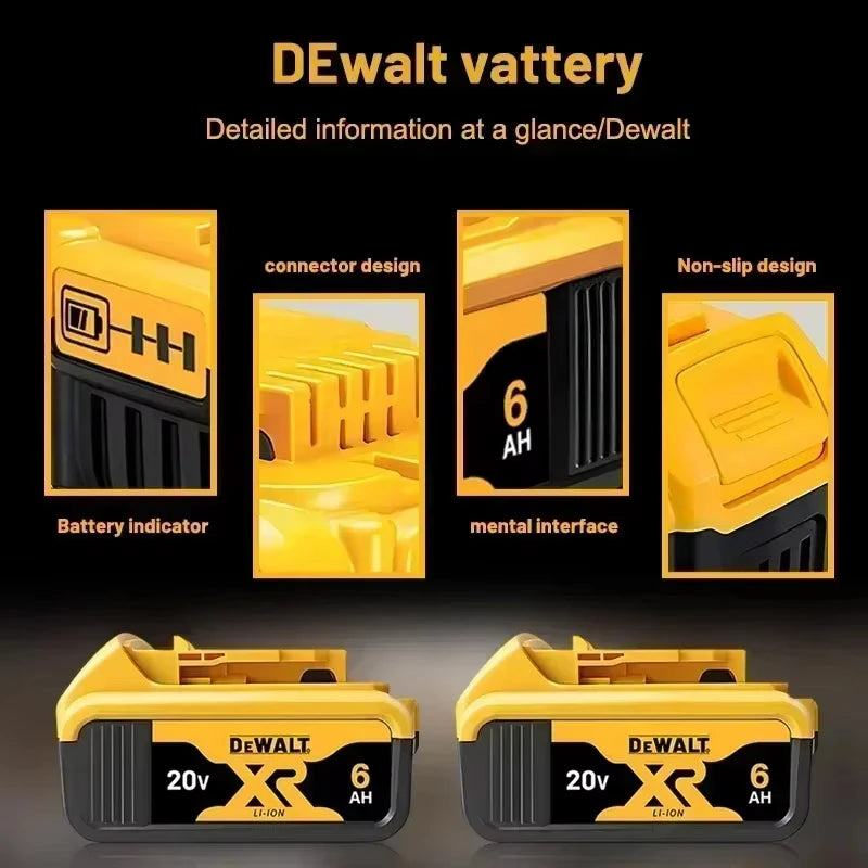 DeWalt 20V and 60V Battery Options
