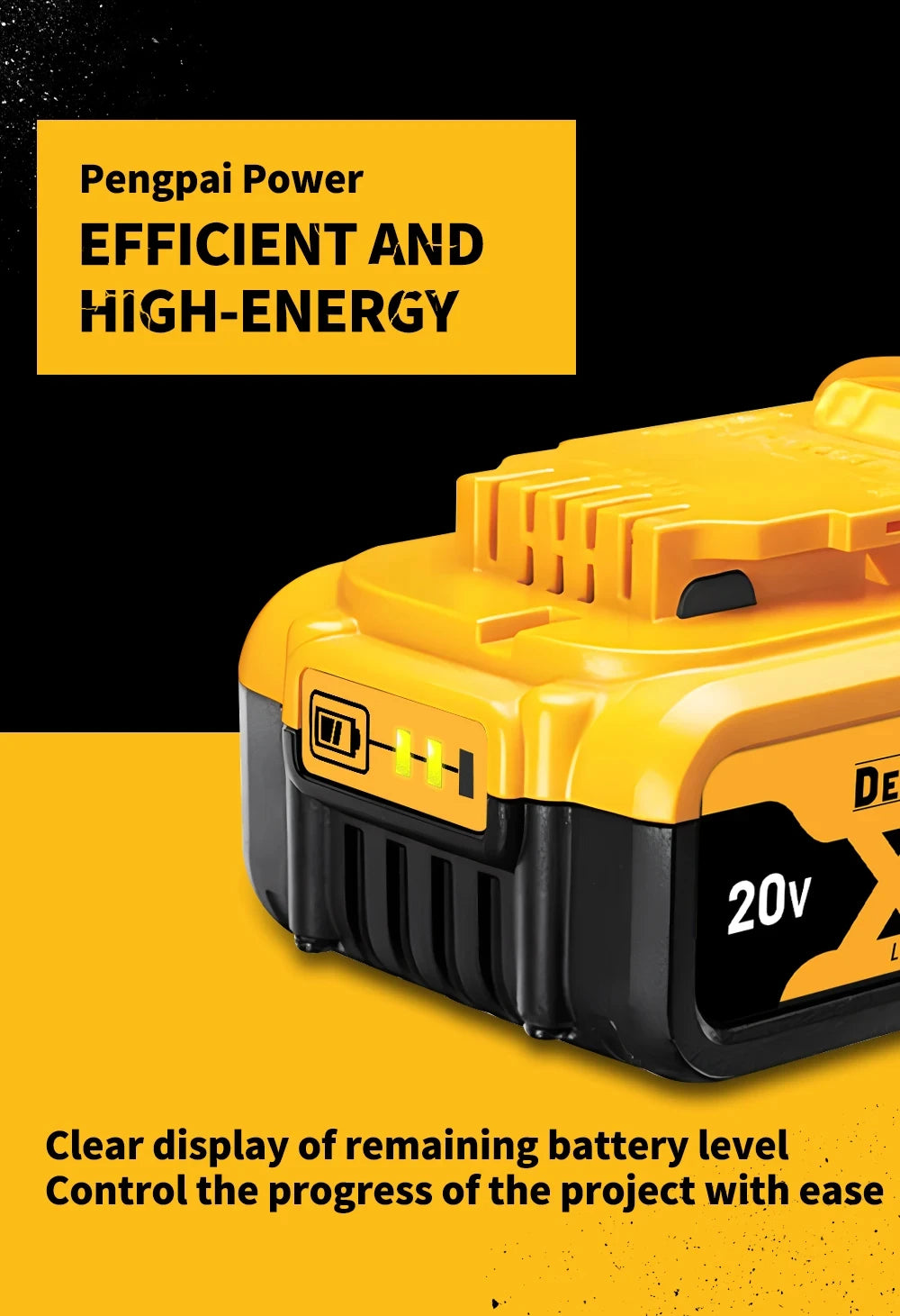 DeWalt 20V and 60V Battery Options