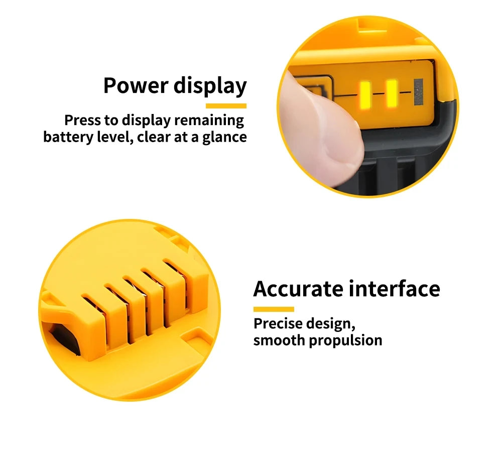 DeWalt 20V and 60V Battery Options